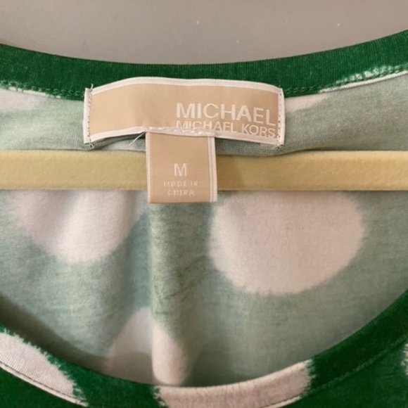 Michael Kors Green and White Shirt - Picture 3 of 3